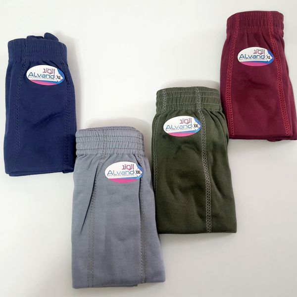 شورت مردانه پاچه دار نخپنبه الوند