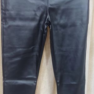 شلوار زنانه چرم جذب مشکی