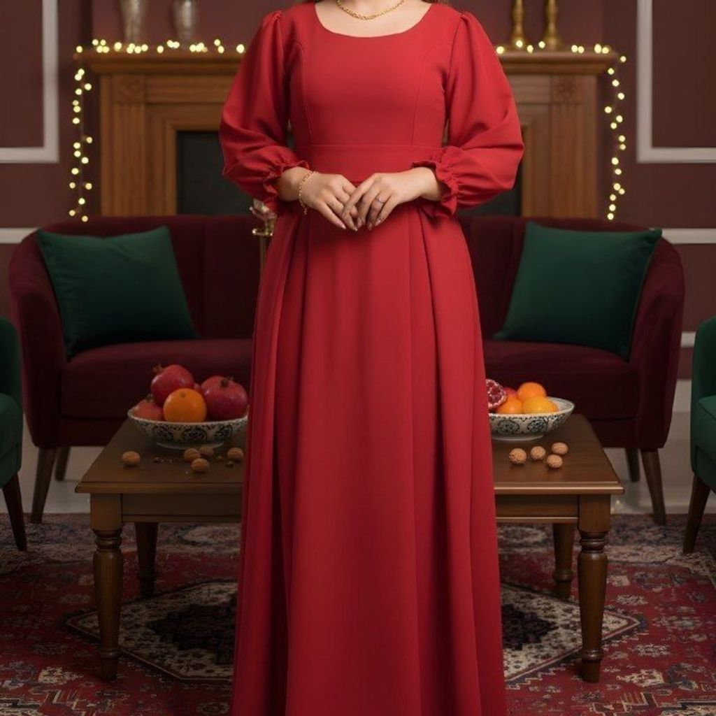 قیمت ارزان پیراهن بلند دلبر نورا