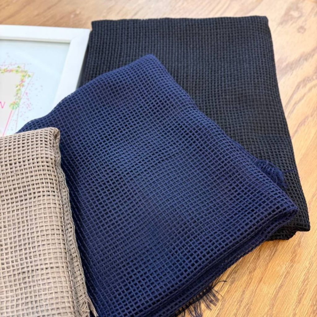 قیمت ارزان شال حصیری پاییزه دورریش