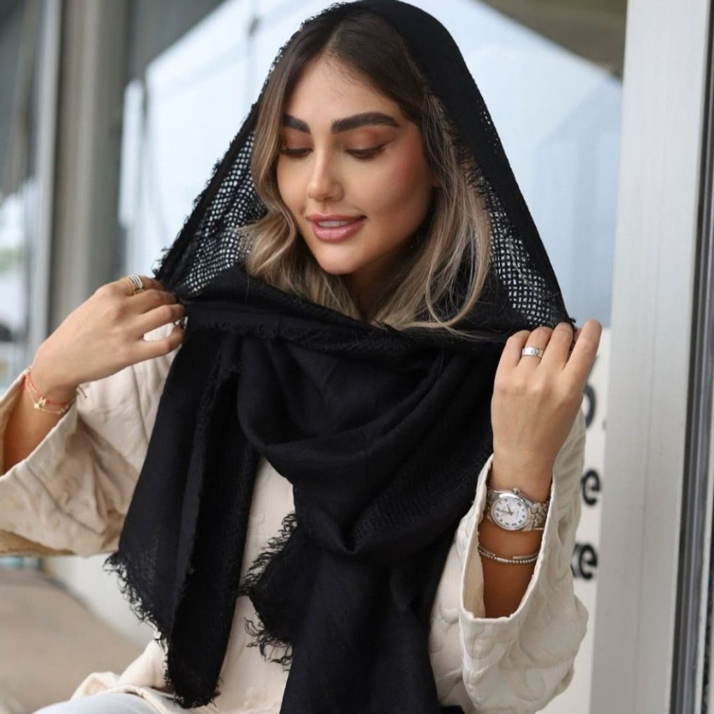 مشخصات شال حصیری پاییزه دورریش