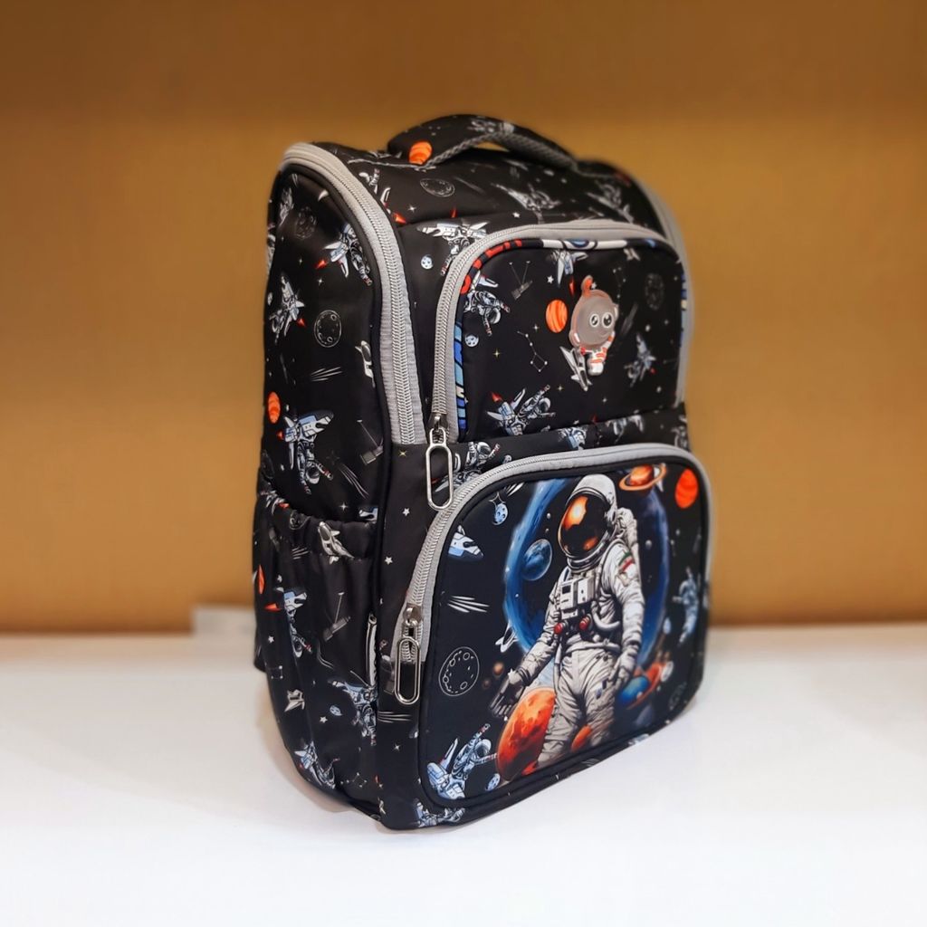 قیمت کوله پشتی فضانورد صندوقی طرح انگلیسی