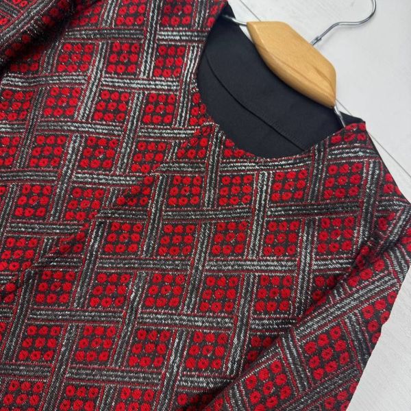 کت و دامن زنانه مجلسی طرح گل بانو