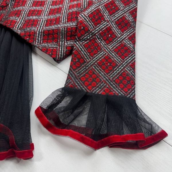 کت ودامن مجلسی طرح گل بانو