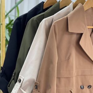 خرید انلاین بارانی سانتانا کمر گتر ( سایز بزرگ دارد)