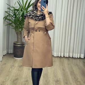 خرید اینترنتی بارانی سانتانا کمر گتر ( سایز بزرگ دارد)