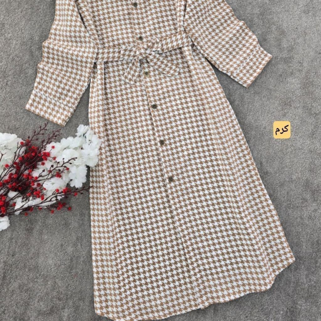 مشخصات مانتو بلند زنانه  طرح ریحانه