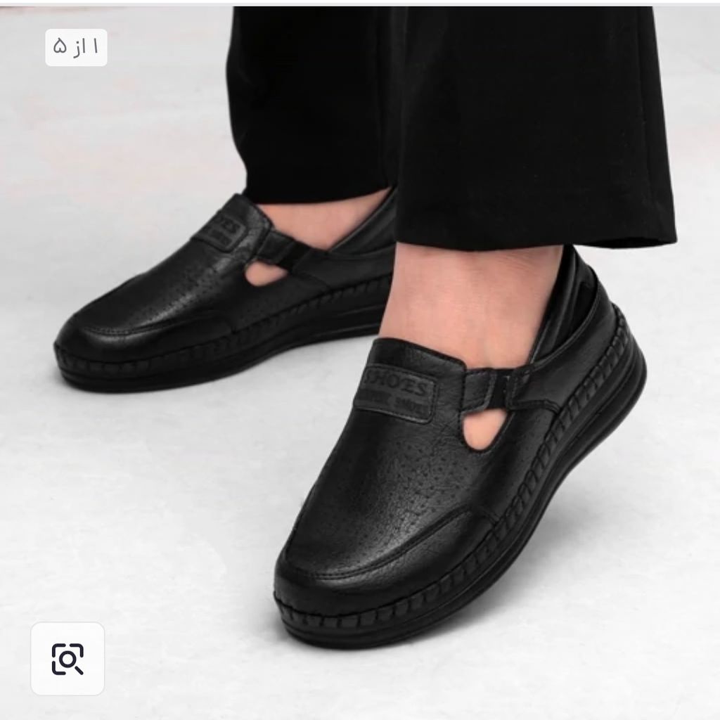 خرید اینترنتی کفش طبی زنانه اداری درمان خارپاشنه کمر درد و زانو درد دور دوخت