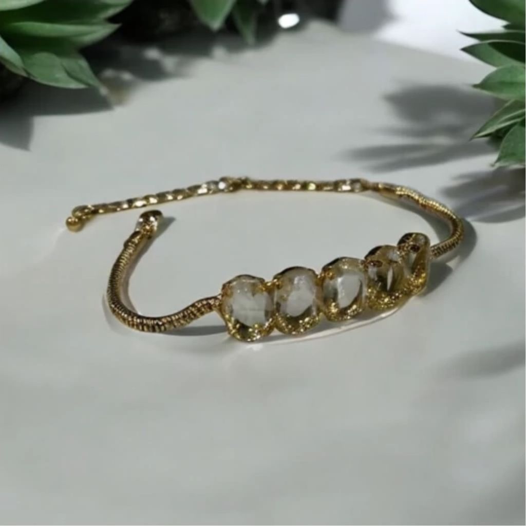 خرید انلاین دستبند تنیسی جواهری  نگین درشت