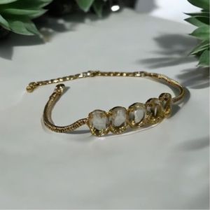 خرید انلاین دستبند تنیسی جواهری  نگین درشت