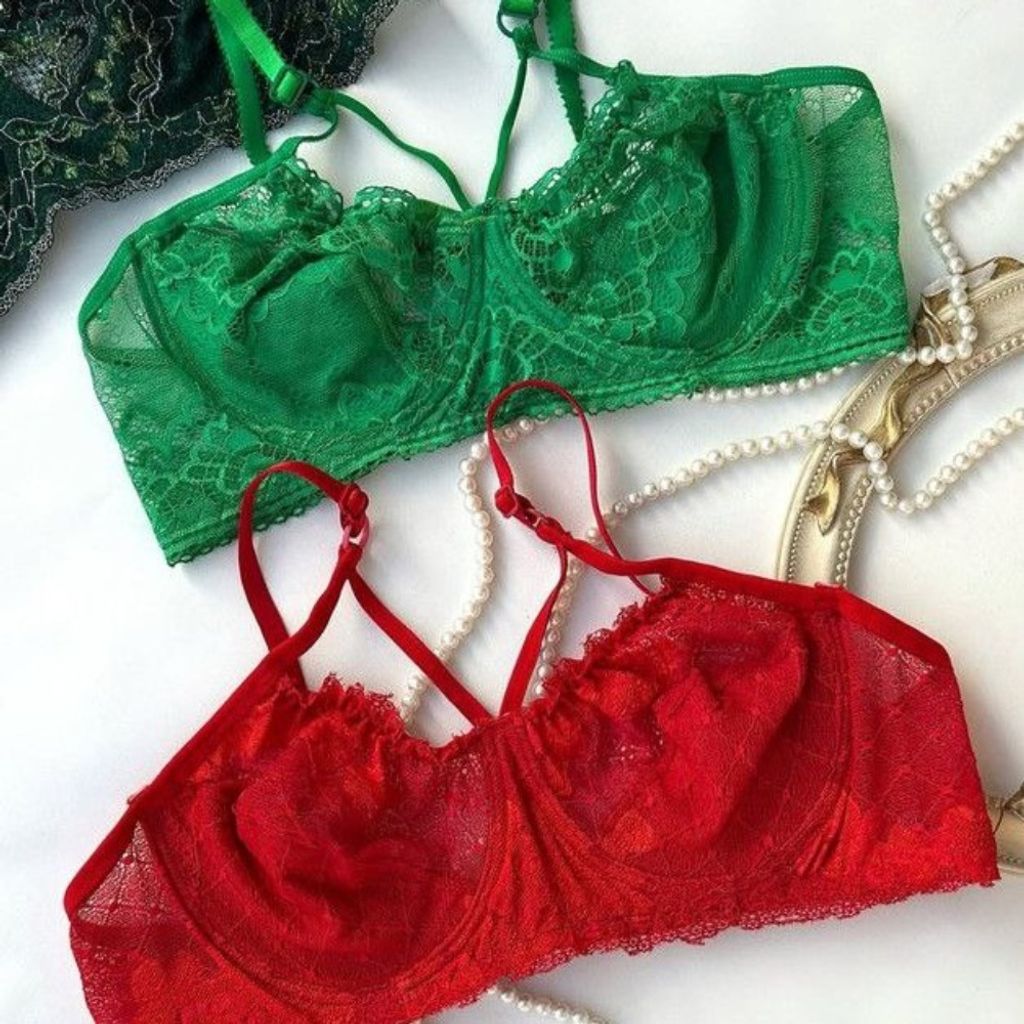 مشخصات سوتین زیرفنردار گیپور رنگی با فنر مقاوم و بند قابل تنظیم