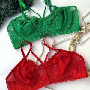 سوتین زیرفنردار گیپور رنگی با فنر مقاوم و بند قابل تنظیم