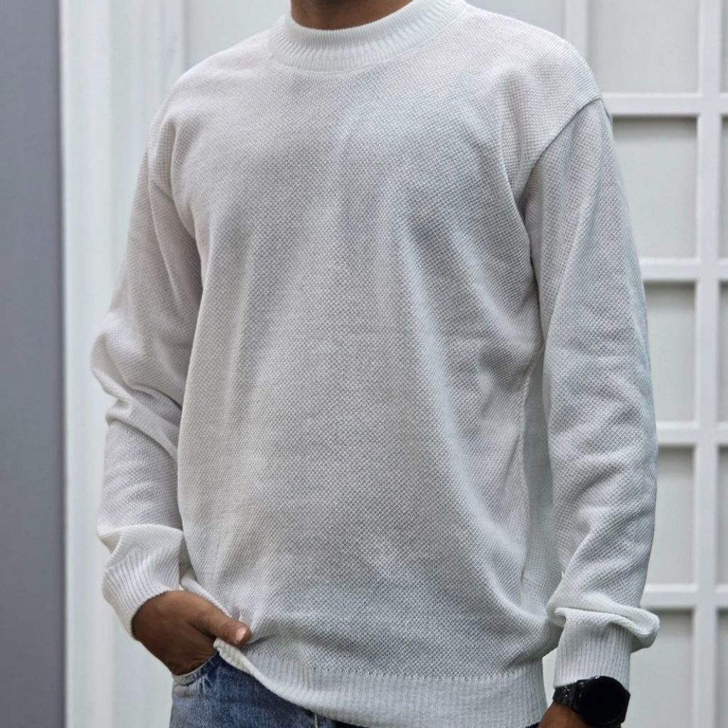 قیمت ارزان پلیور بافت مردانه رنگی با طراحی مینیمال انتخابی خاص برای آقایان خوش پوش