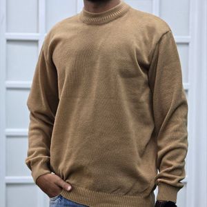 پلیور بافت مردانه رنگی با طراحی مینیمال انتخابی خاص برای آقایان خوش پوش