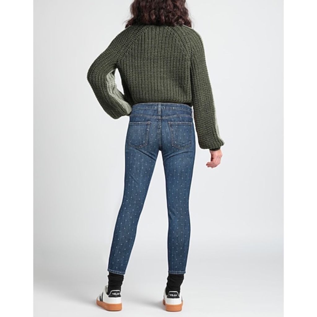 خرید آنلاین شلوار جین زنانه اسکینی راسته طرحدار