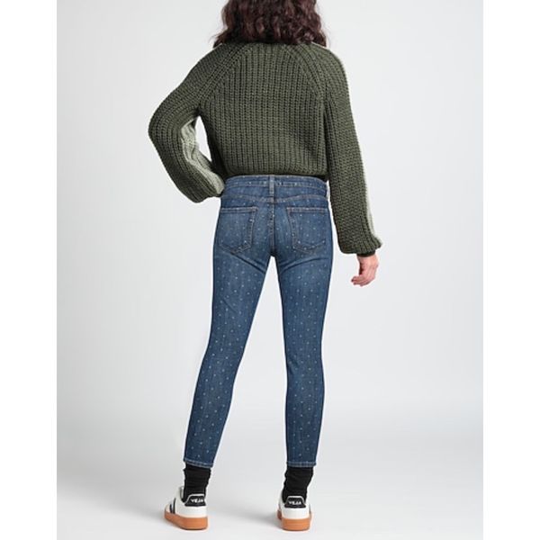 شلوار جین زنانه اسکینی راسته طرحدار