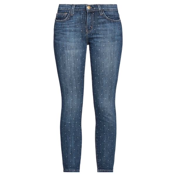 شلوار جین زنانه اسکینی راسته طرحدار