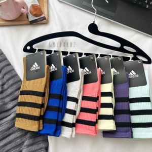 قیمت ارزان جوراب ساقدار رنگی طرح سه خط