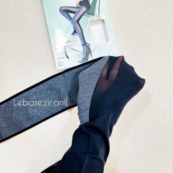 جوراب شلواری زنانه دورنگ وارداتی بادکنکی پاره نشو