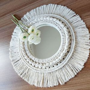 قاب اینه مکرومه مدل فندق