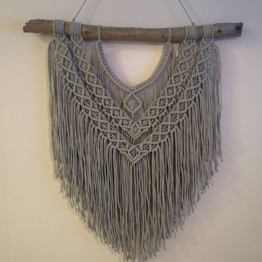 خرید آنلاین آویز دکوری مکرومه طرح طوسی