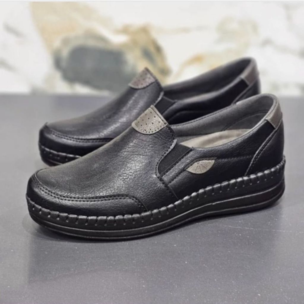 مشخصات کفش زنانه طبی جیران  دست دوز (همراه با کفی طبی خارپاشنه)