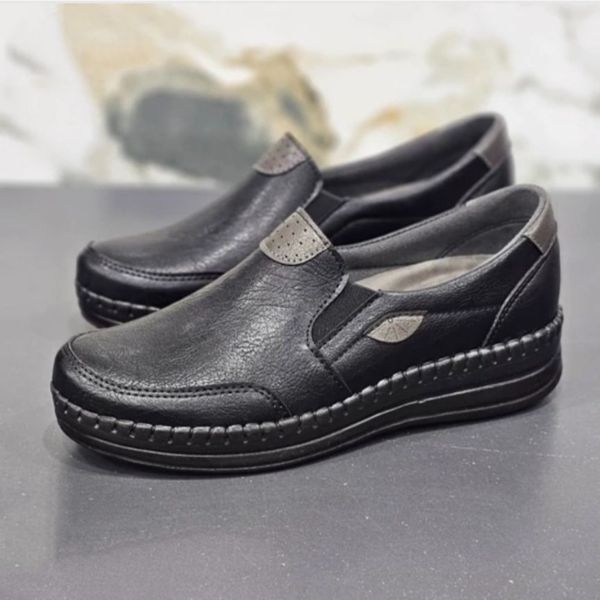 کفش زنانه طبی جیران  دست دوز (همراه با کفی طبی خارپاشنه)