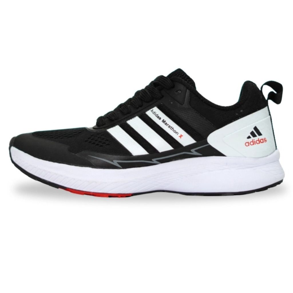 خرید اینترنتی کتونی مردانه آدیداس ماراتون رنگ سفید مشکی