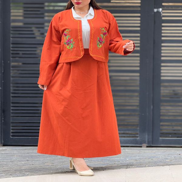 کت دامن لنین گلدوزی 852