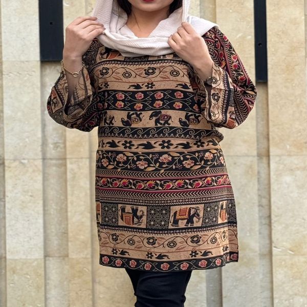 تونیک سایزبزرگ فیل طرح اندونزی 1159