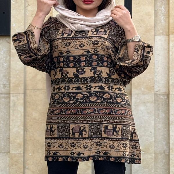 تونیک سایزبزرگ فیل طرح اندونزی 1159