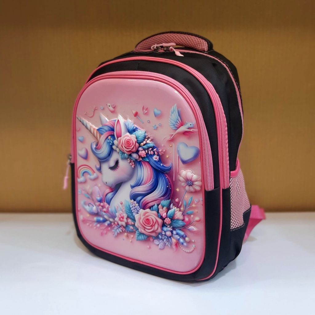 مشخصات کوله پشتی یونیکورن تک شاخ 3بعدی