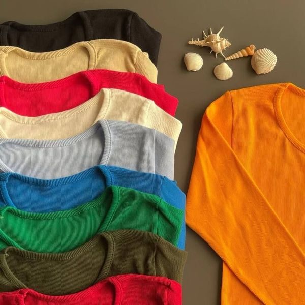 بلوز زنانه کبریتی آستین دار فری تا سایز 44