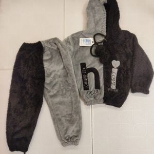 ست هودی شلوار تدی بچگانه st756