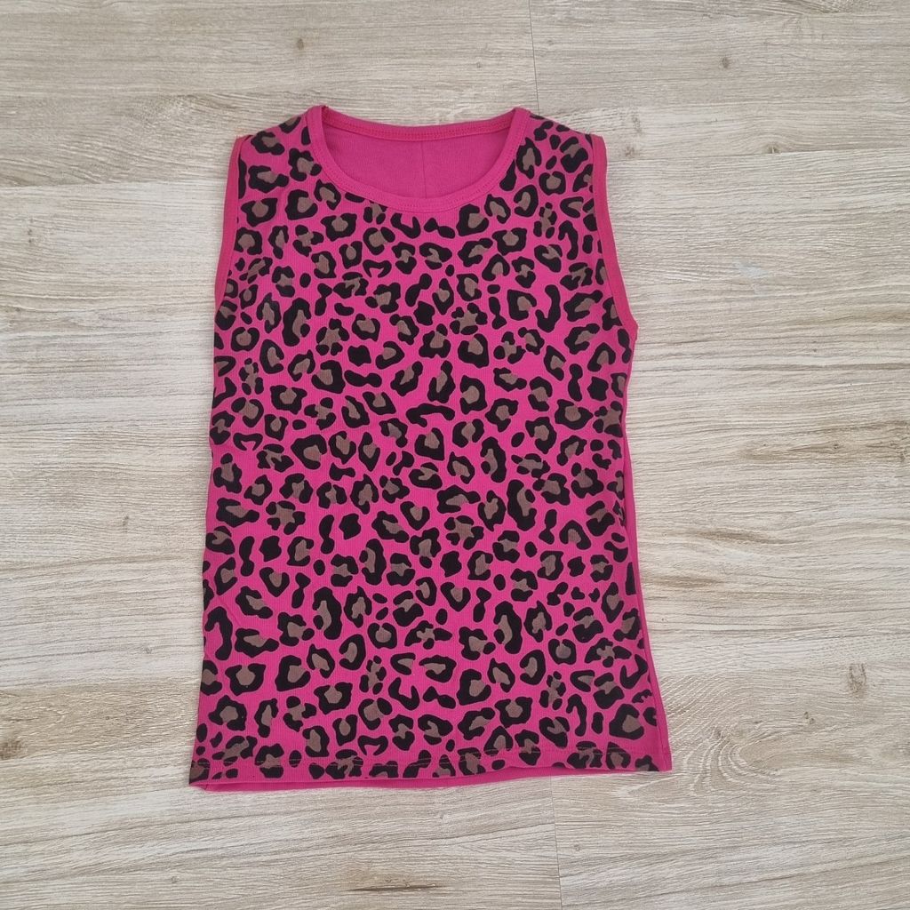 قیمت ارزان تاپ کبریتی پلنگی زنانه فری سایز، فول کش، رنگبندی خاص و جذاب