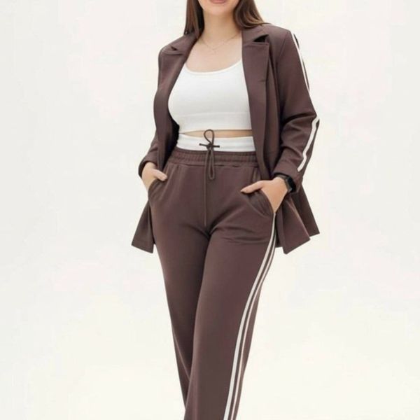 مانتو شلوار زنانه کتان درنا