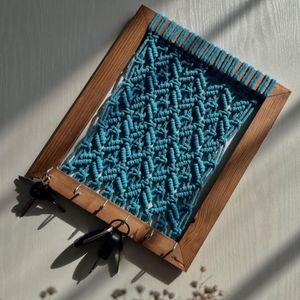 جاکلیدی چوبی مکرومه ترند ارت بیوتی