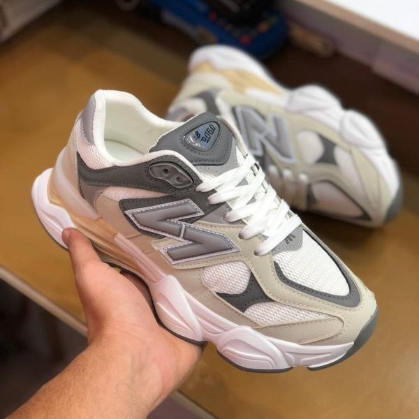 کفش نیوبالانس مردانه 9060 خارجی رنگ سفید طوسی