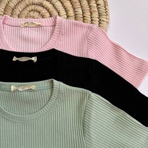 خرید انلاین تیشرت کرکره ای پنبه خالص