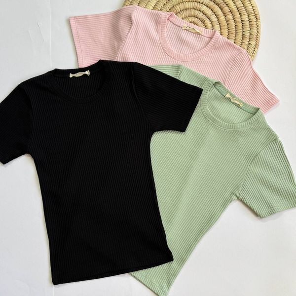 تیشرت کرکره ای پنبه خالص