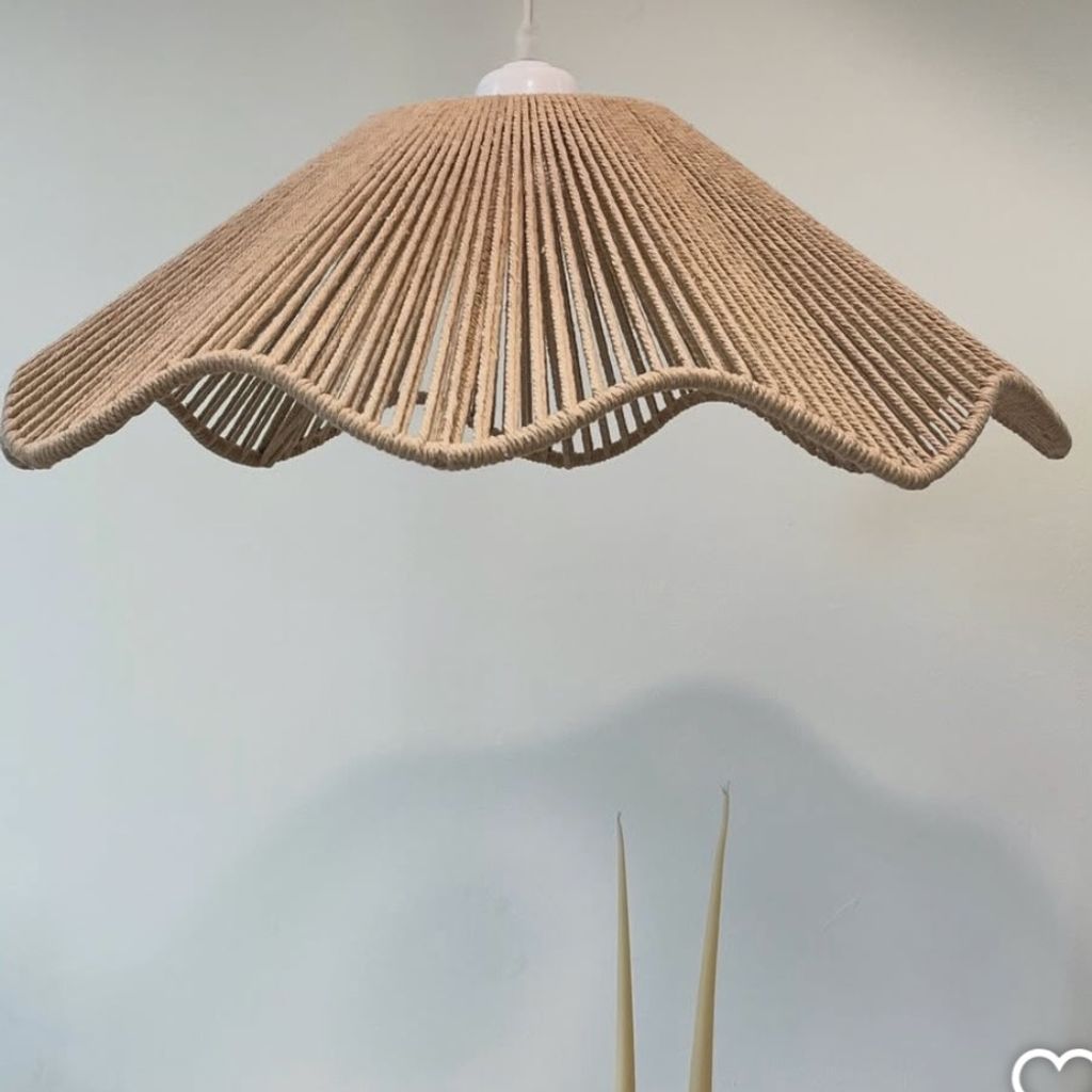 خرید انلاین لوستر مکرومه بافی مدل پیچ