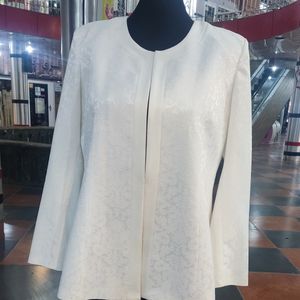 فروش اینترنتی کت زنانه مجلسی ژاکارد سفید