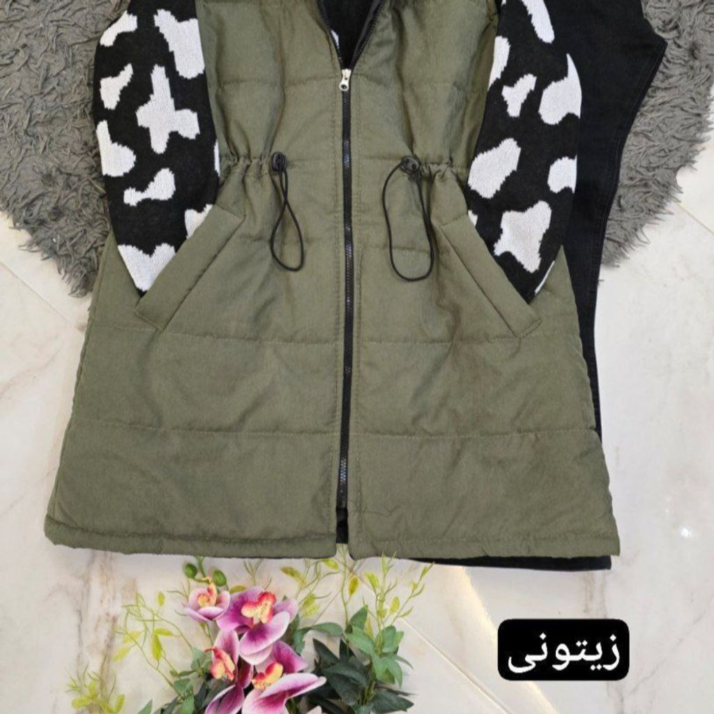 قیمت ارزان پافر زنانه طرح کمرگت