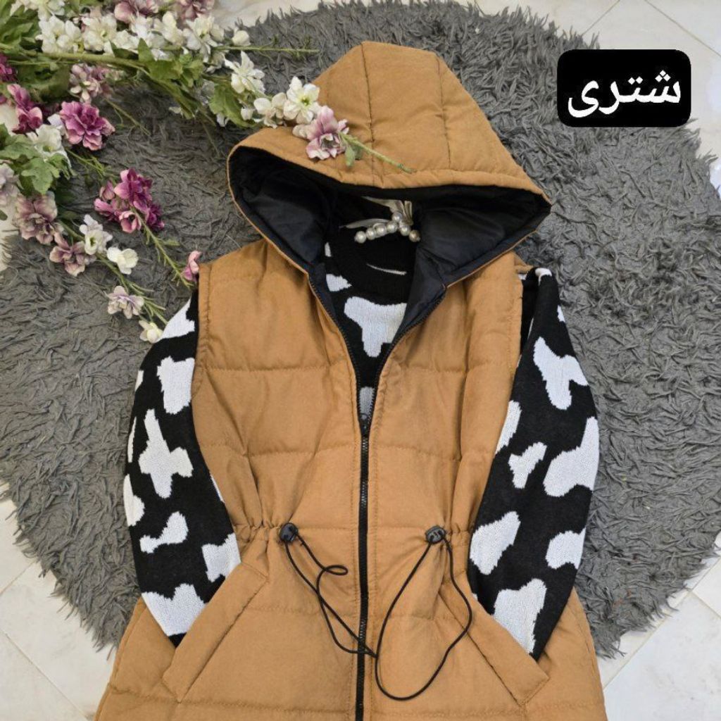 فروش اینترنتی پافر زنانه طرح کمرگت