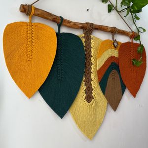 خرید انلاین دیوارکوب اویز مکرومه طرح خورشید