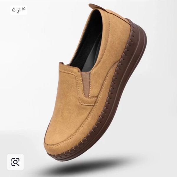 کفش زنانه طبی اداری دور دوخت زیره پیو کفی طبی و خارپاشنه