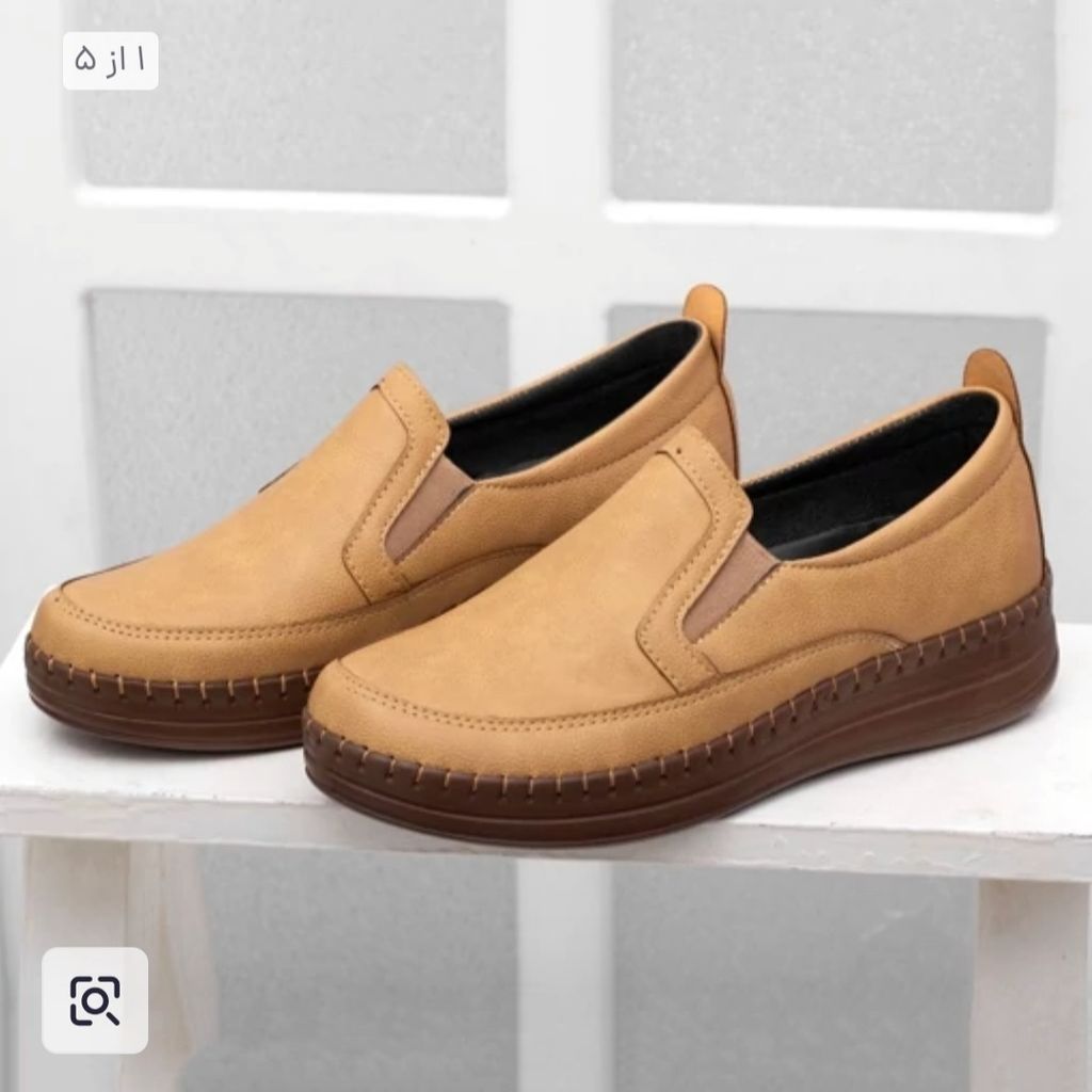 قیمت ارزان کفش زنانه طبی اداری دور دوخت زیره پیو کفی طبی و خارپاشنه