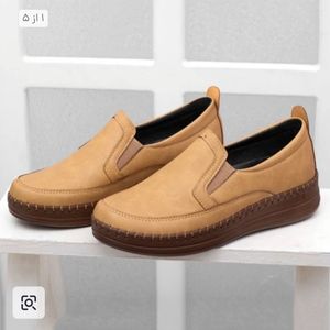 کفش زنانه طبی اداری دور دوخت زیره پیو کفی طبی و خارپاشنه