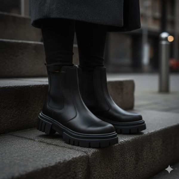 نیم بوت زنانه چلسی دوطرف کش