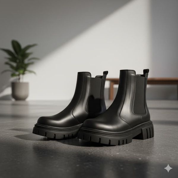 نیم بوت زنانه چلسی دوطرف کش